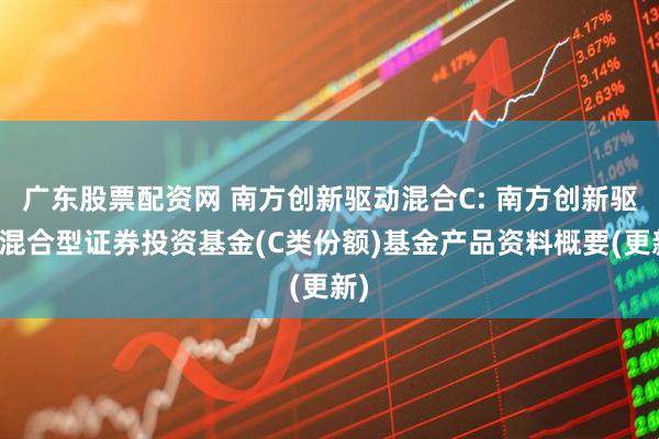 广东股票配资网 南方创新驱动混合C: 南方创新驱动混合型证券投资基金(C类份额)基金产品资料概要(更新)